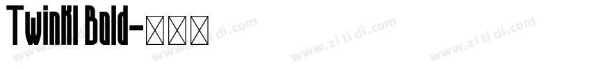Twinkl Bold字体转换